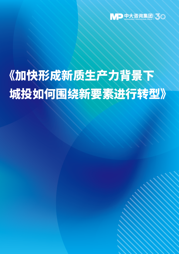 城投平臺 / 企業(yè)轉(zhuǎn)型  / 新質(zhì)生產(chǎn)力